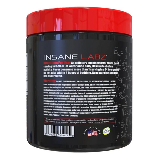 Insane Labz I am God Pre Workout - Image 2