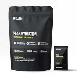 Fuelled Peak Hydration Electrolytes – Salted Orange Flavour (300g | 30 Sachets)