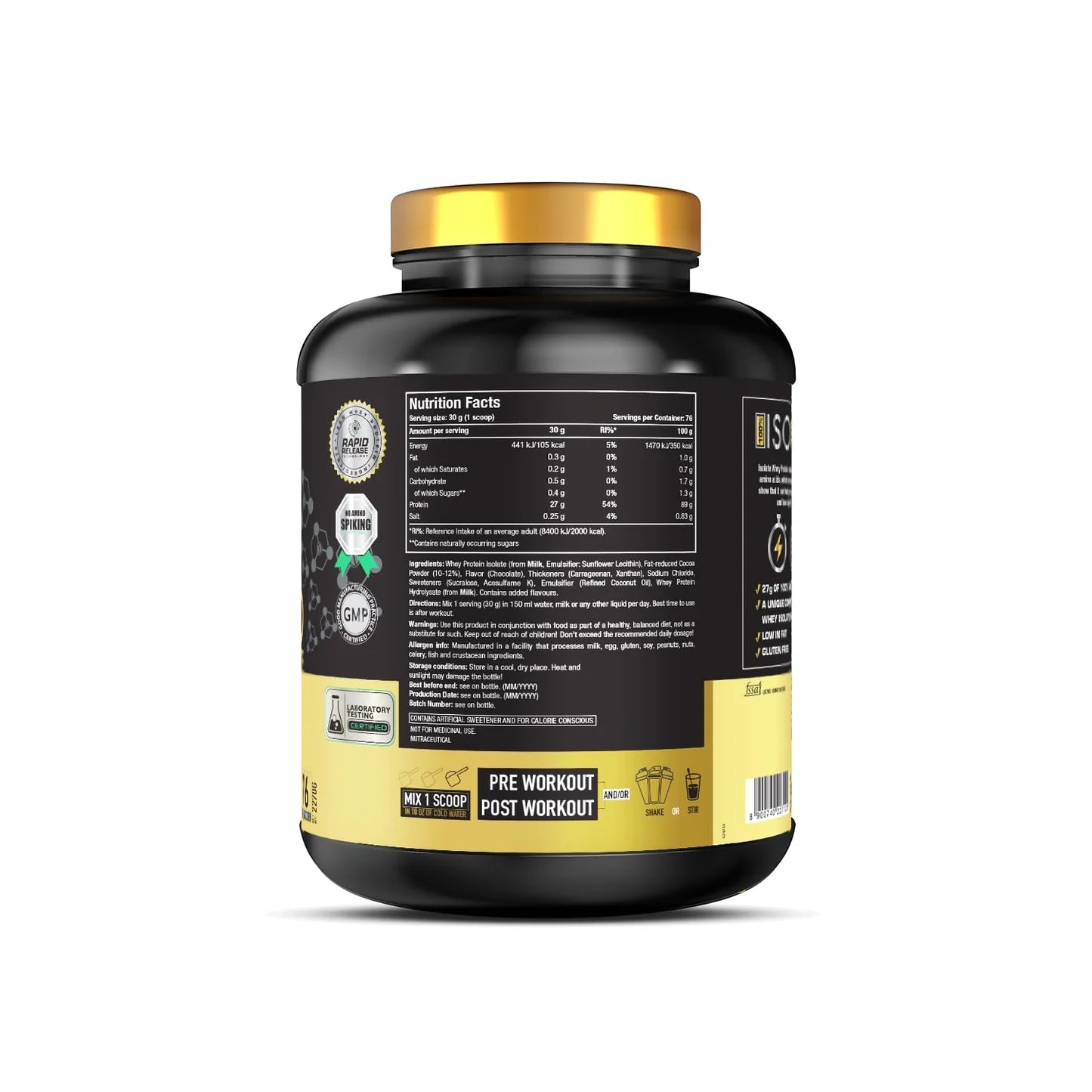 One Science Nutrition (OSN) 100% Iso Gold Whey Protein