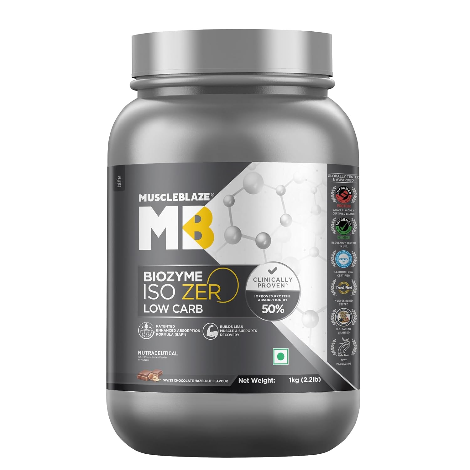 Muscle Blaze Biozyme ISO zero low carb