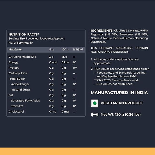 Nutrabay Gold Citrulline Malate 2:1 - Image 2