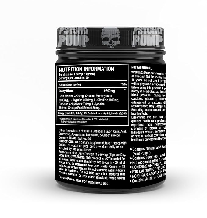 ONE SCIENCE NUTRITION (OSN) Essential Series Psycho Pump (Pre-Workout)