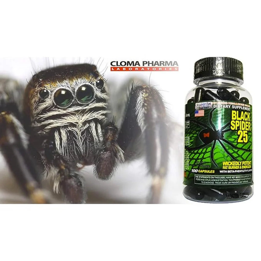 Black Spider™ Fat Burner By Cloma Pharma - Image 2