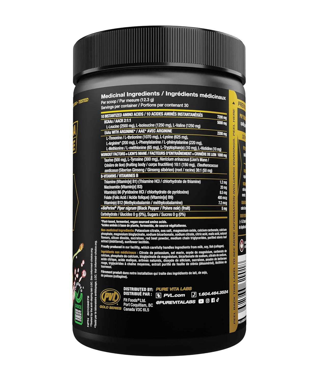 PVL Gold Series EAA+BCAA