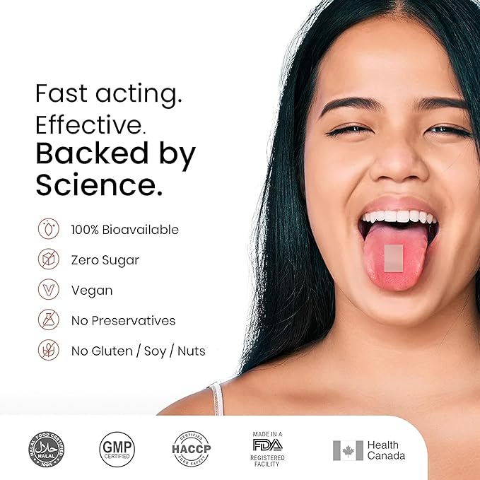 Wellbeing Nutrition Melts Natural Vitamin D3 + K2 Oral Strips