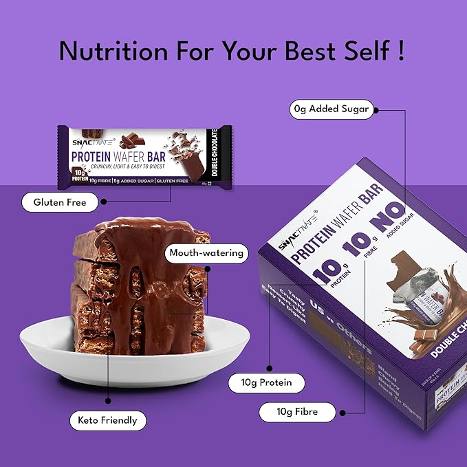 Snactivate Protein Wafer Bars | 10g Protein | Pack of 6 x 40g - Image 12