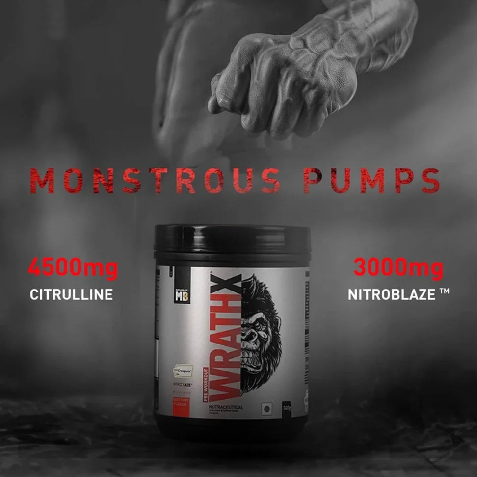 Muscle blaze pre Workout WrathX