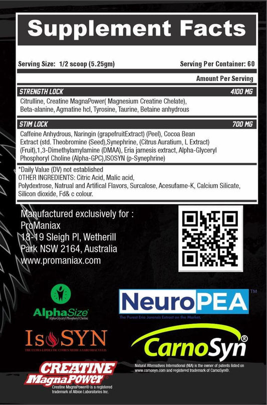 Promaniax Blood Lock Pre-Workout - Image 2