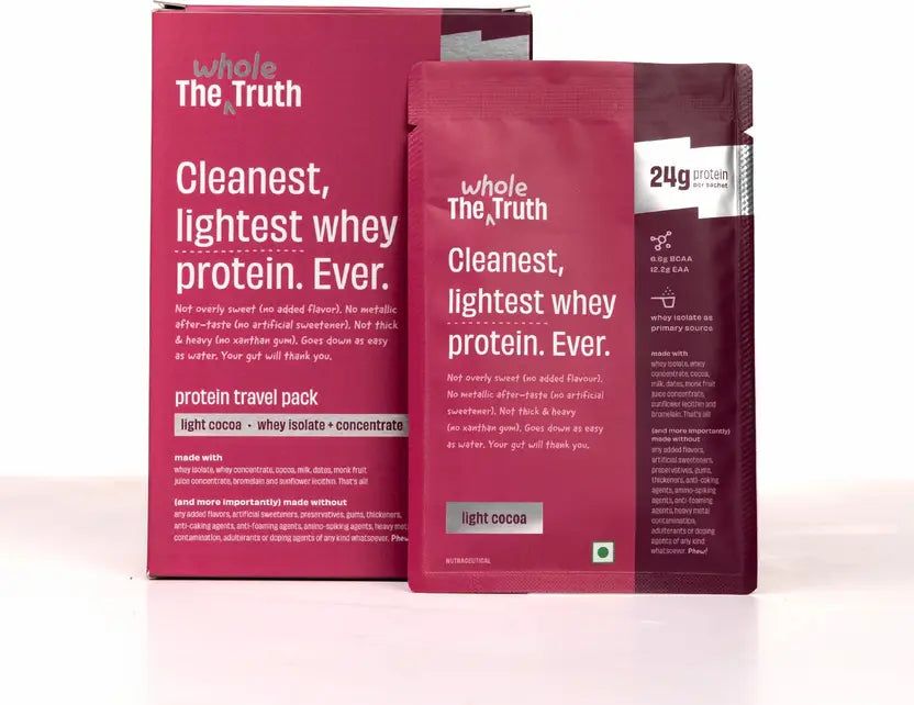 The whole truth Protein travel pack (whey iso+conc)