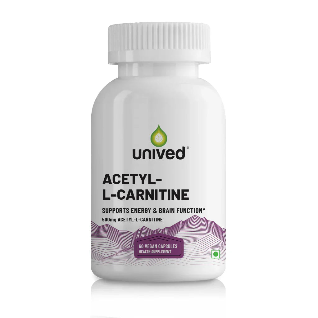 Unived Acetyl L-Carnitine (ALCAR) – 500mg - Image 1