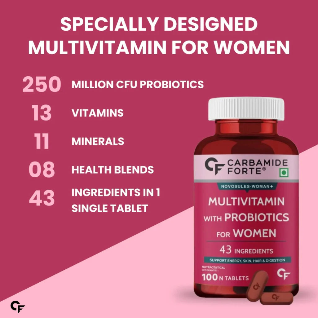 Carbamide Forte Multivitamin Tablets for Women - Image 2