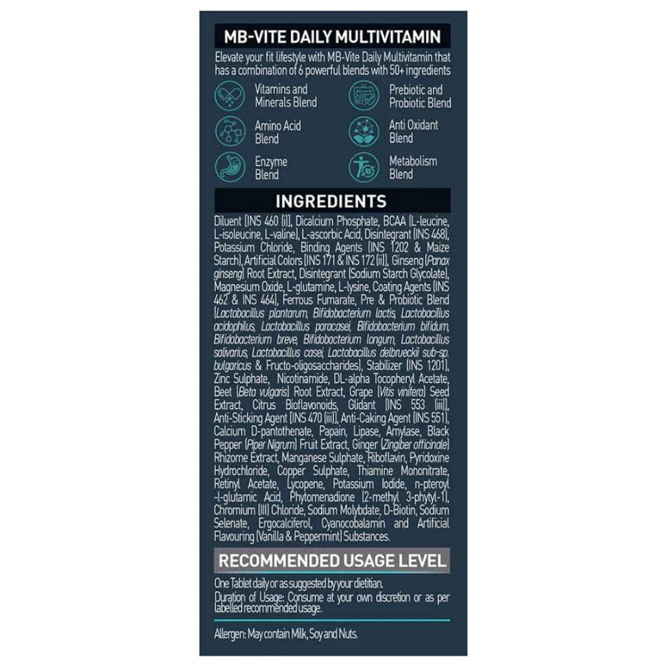 Muscle Blaze MB-Vite Daily Multivitamin