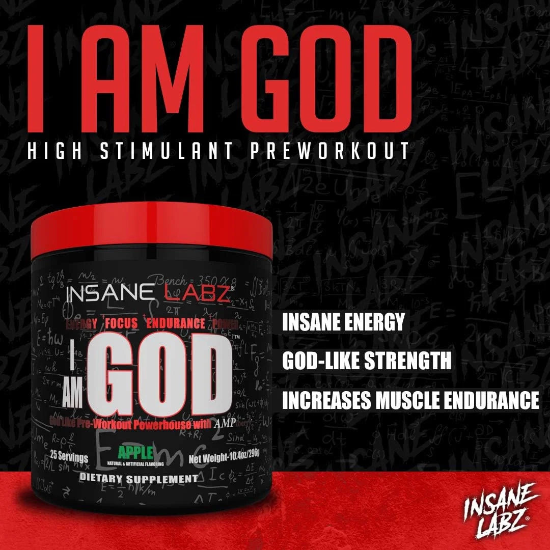 Insane Labz I am God Pre Workout - Image 3