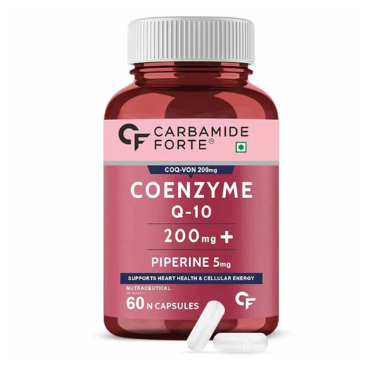 Carbamide Forte Coenzyme Q10 (CoQ10) 200mg with Piperine 5mg - Image 1