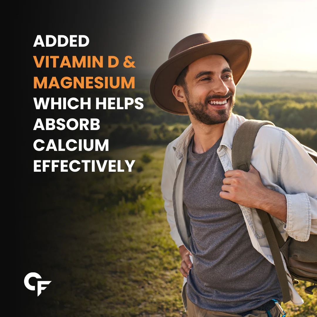 Carbamide Forte Calcium Magnesium & Zinc Tablets with Vitamin D, Vitamin K2-MK7 & B12 - Image 4