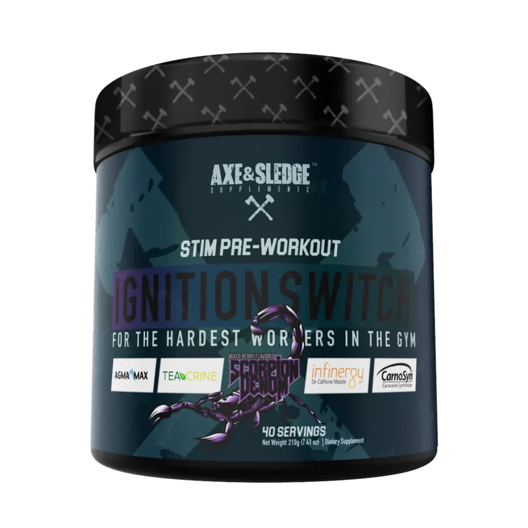 AXE & SLEDGE IGNITION SWITCH – Stimulant-Based Pre-Workout