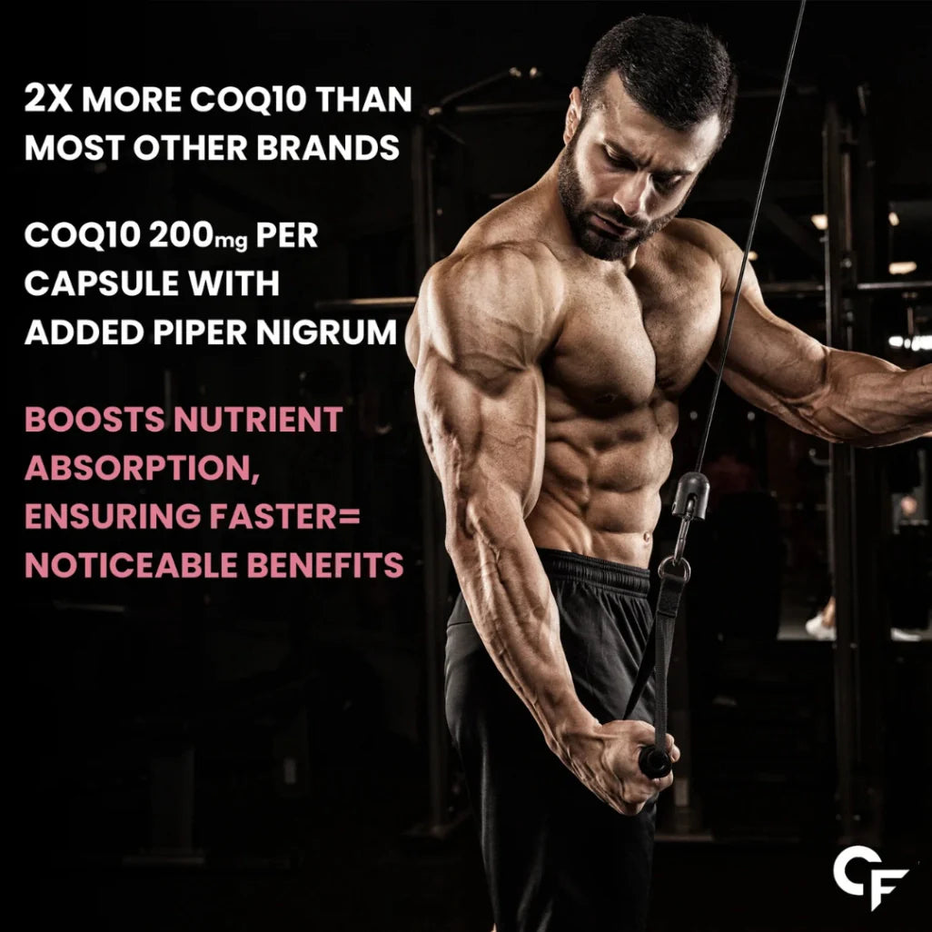 Carbamide Forte Coenzyme Q10 (CoQ10) 200mg with Piperine 5mg - Image 3