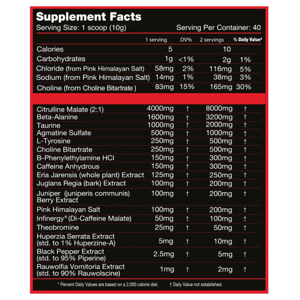 Killer Labz First Degree Advanced Pre-Workout