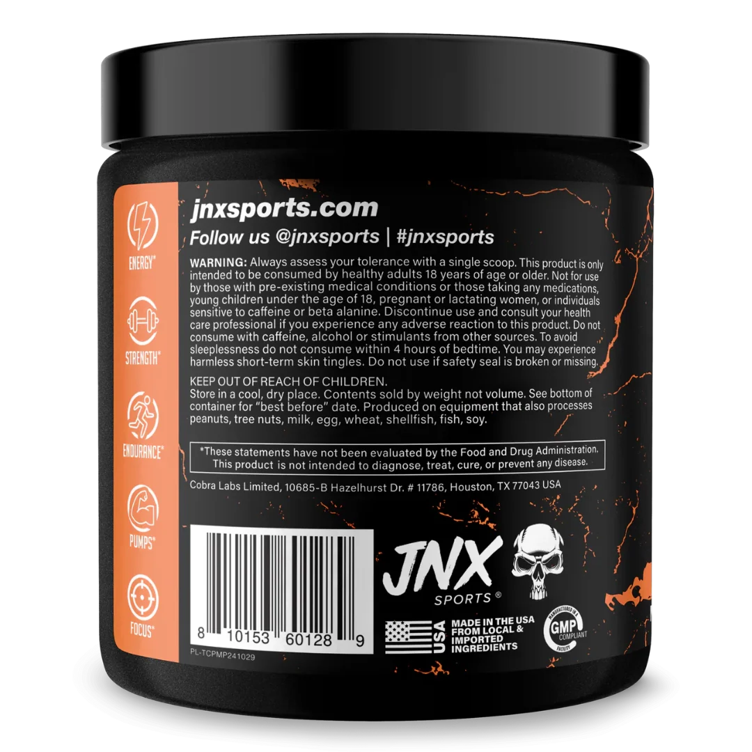 JNX sports - The Curse! Pre-Workout