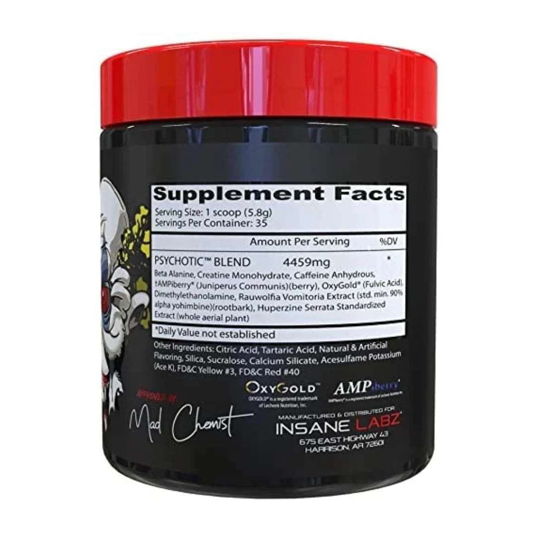 Insane Labz Psychotic Pre-Workout - Image 3
