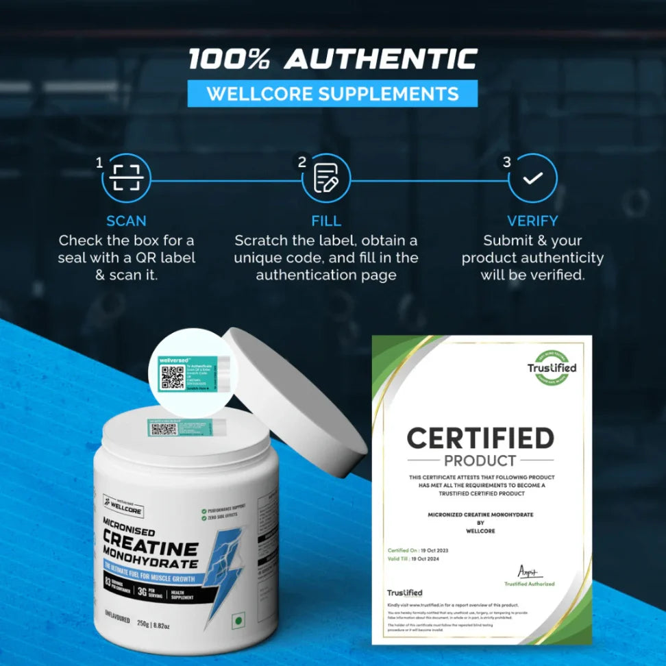 Wellcore Pure Micronised Creatine Monohydrate - Image 4