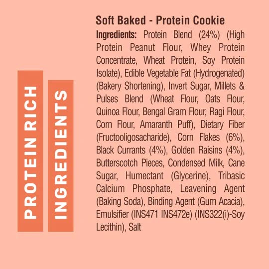 RiteBite Max Protein Cookies - Oats & Raisins (55g x 12) - Image 3