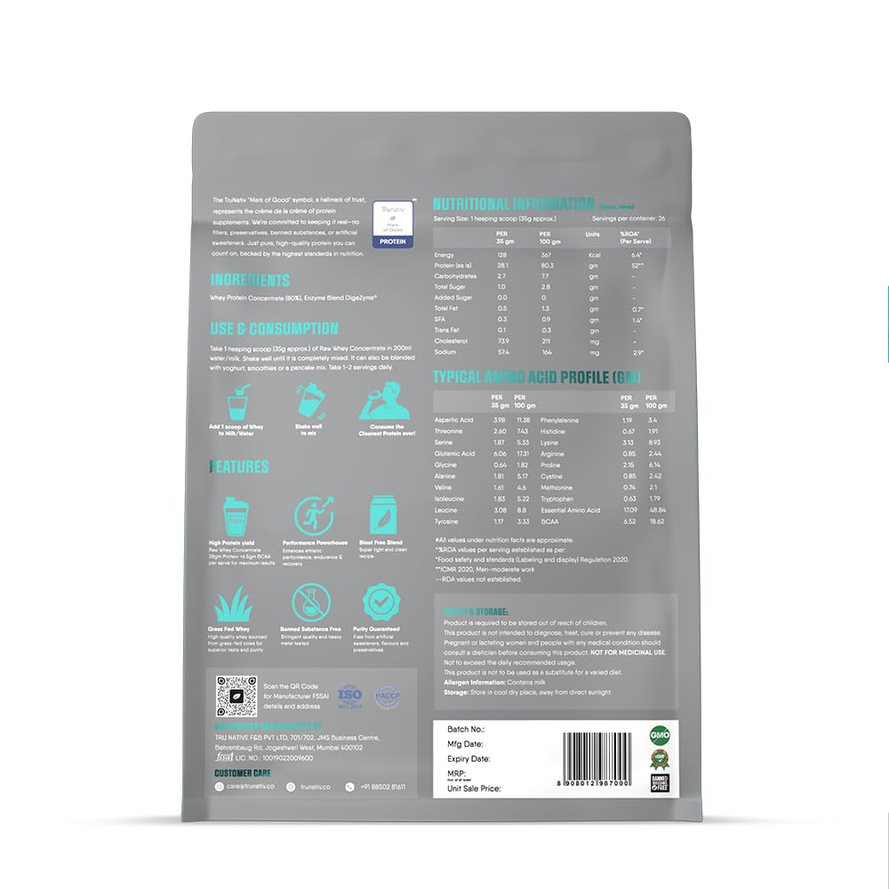 TruNativ Raw Whey Concentrate