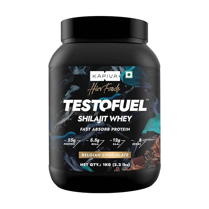 Kapiva Testofuel Shilajit Whey Protein