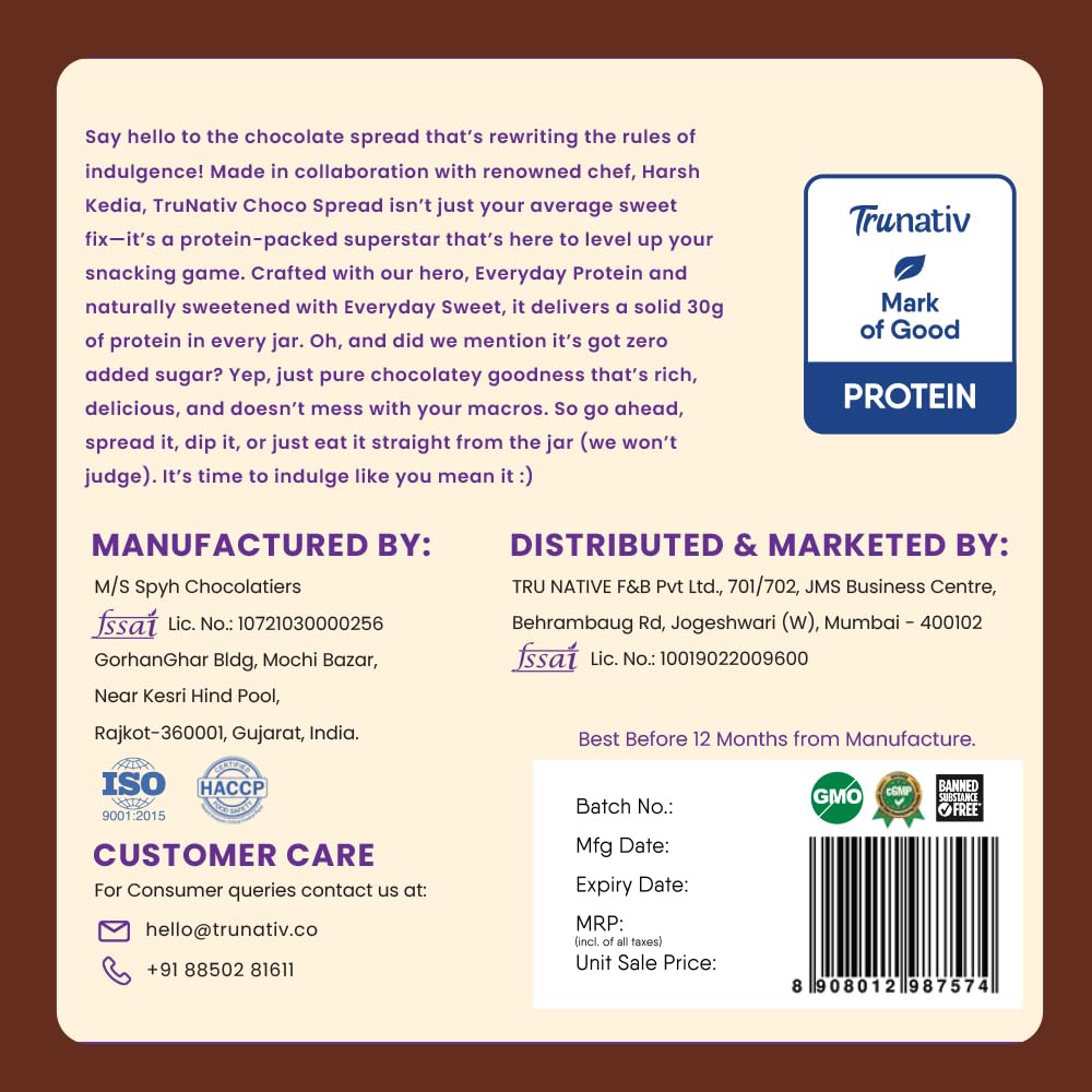 TRUNATIVE Choco Spread