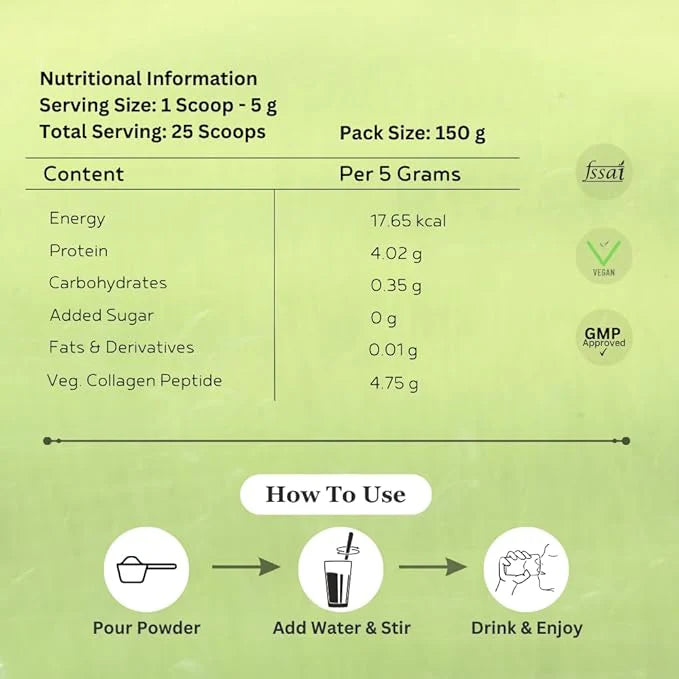 INJA Veg Collagen Supplement Powder