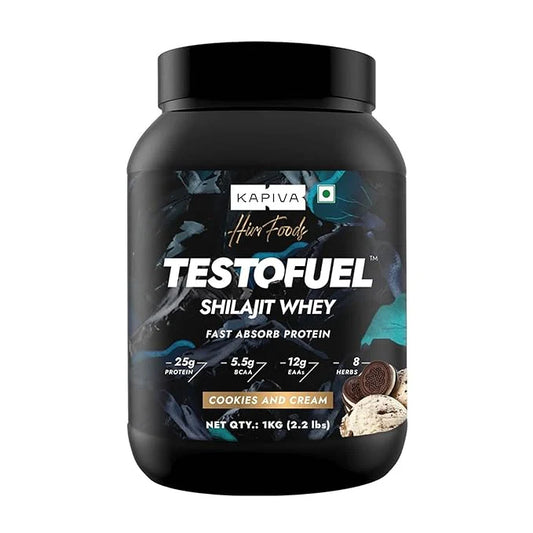 Kapiva Testofuel Shilajit Whey Protein