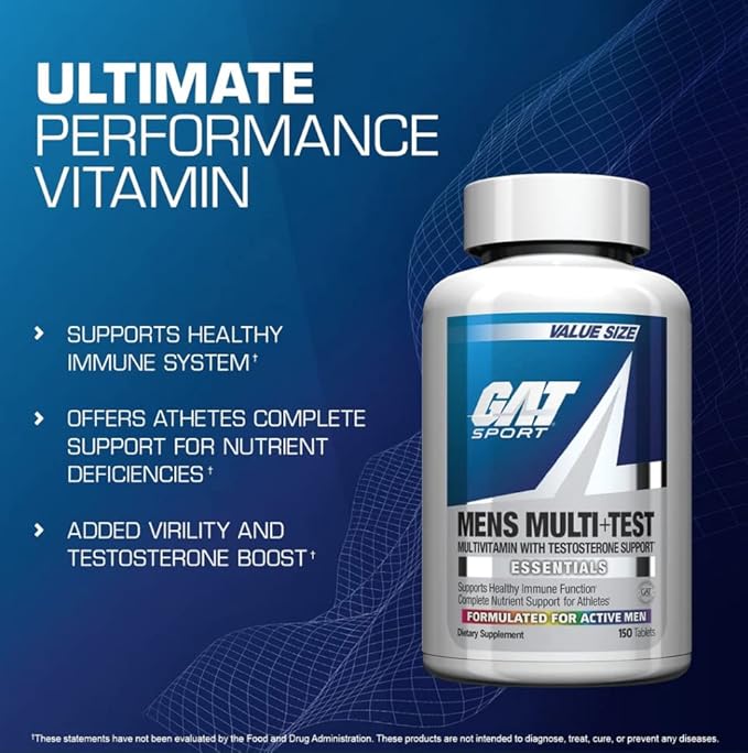 GAT SPORT Men's Multi + Test – Premium Multivitamin - Image 5