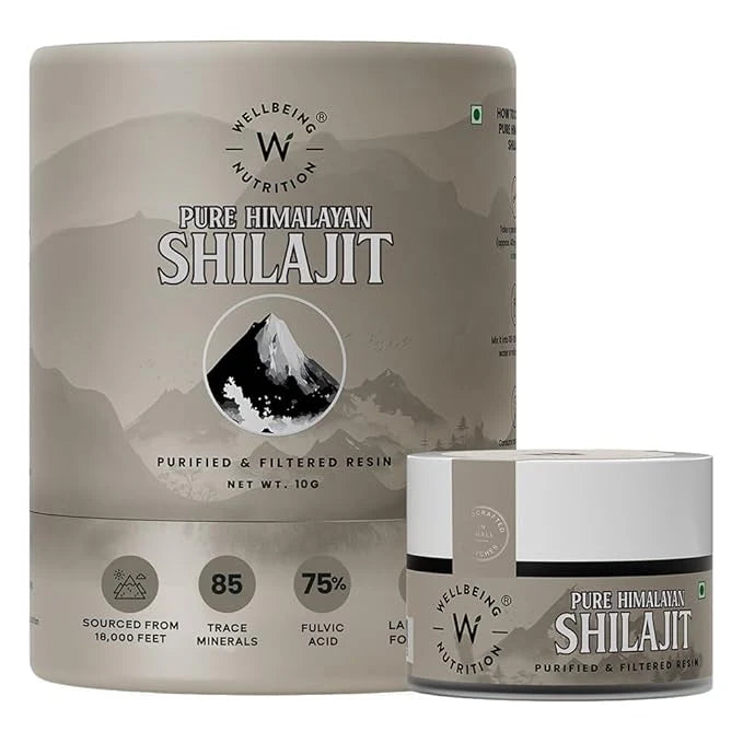Wellbeing Nutrition Pure & Natural Himalayan Shilajit Resin