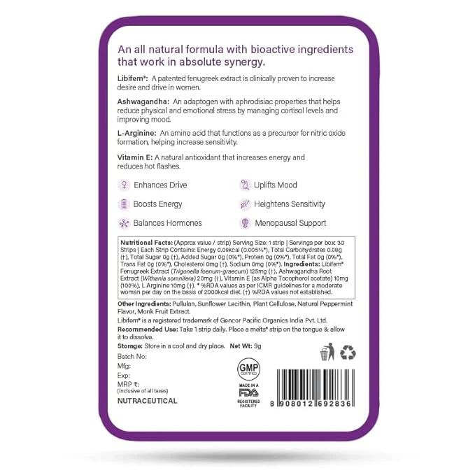 Wellbeing Nutrition Melts® Her Desire