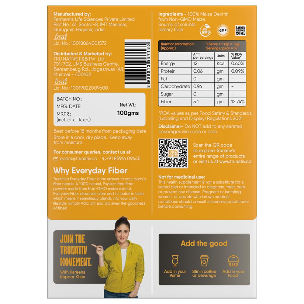 TRUNATIVE Everyday fiber