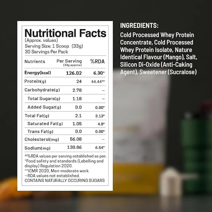 Fuelled Whey Protein Powder – Concentrate & Isolate Blend