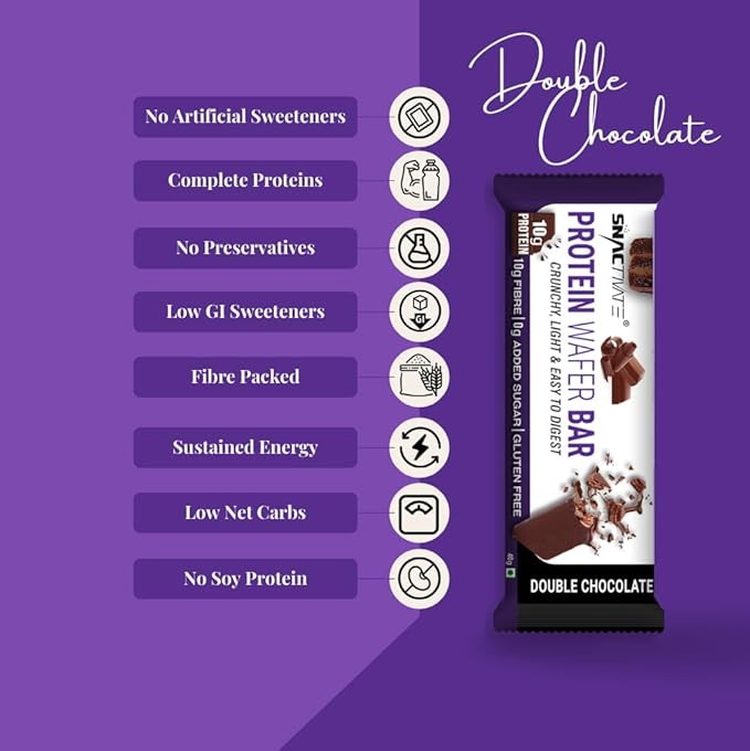 Snactivate Protein Wafer Bars | 10g Protein | Pack of 6 x 40g - Image 8