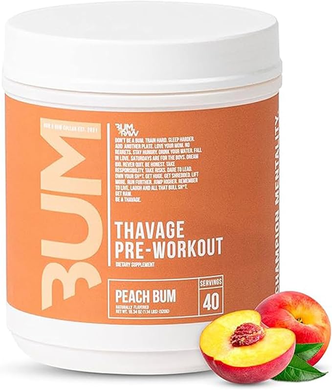 CBUM RAW Thavage Pre-Workout – Chris Bumstead’s Ultimate Energy & Focus Formula