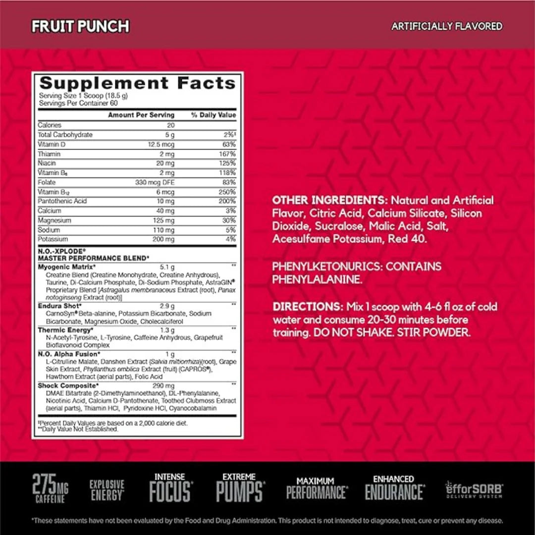 BSN N.O.-XPLODE Pre-Workout