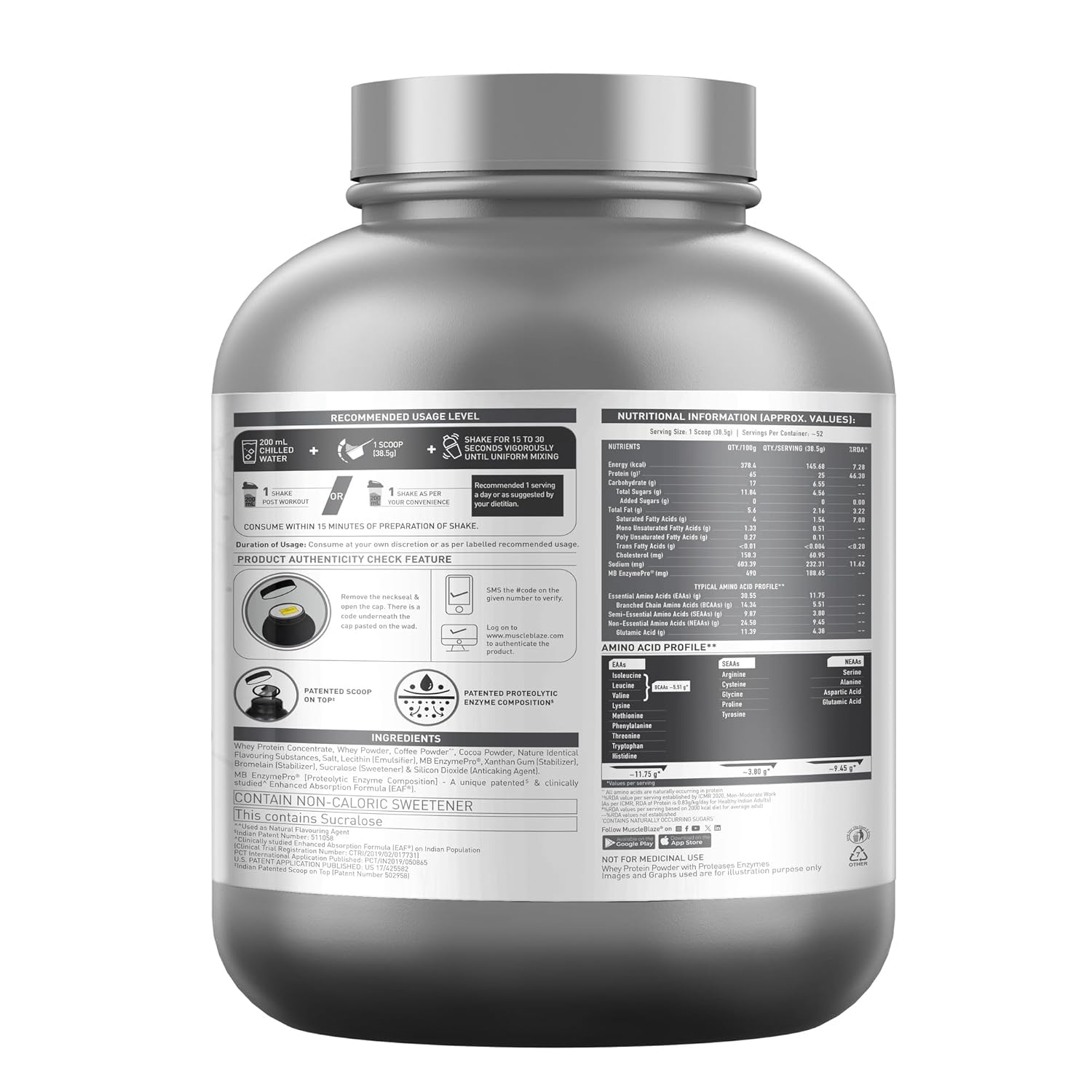 Muscle Blaze Biozyme performance whey