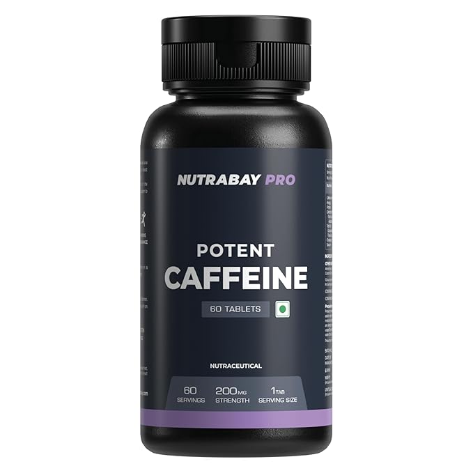 Nutrabay Pro Potent Caffeine Tablets - Image 1