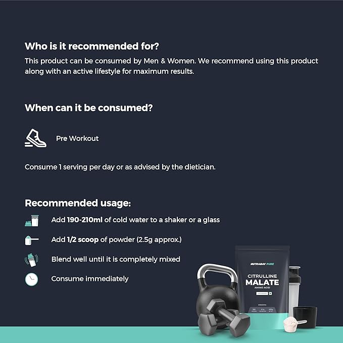 Nutrabay Pure 100% Citrulline Malate Powder - Image 2