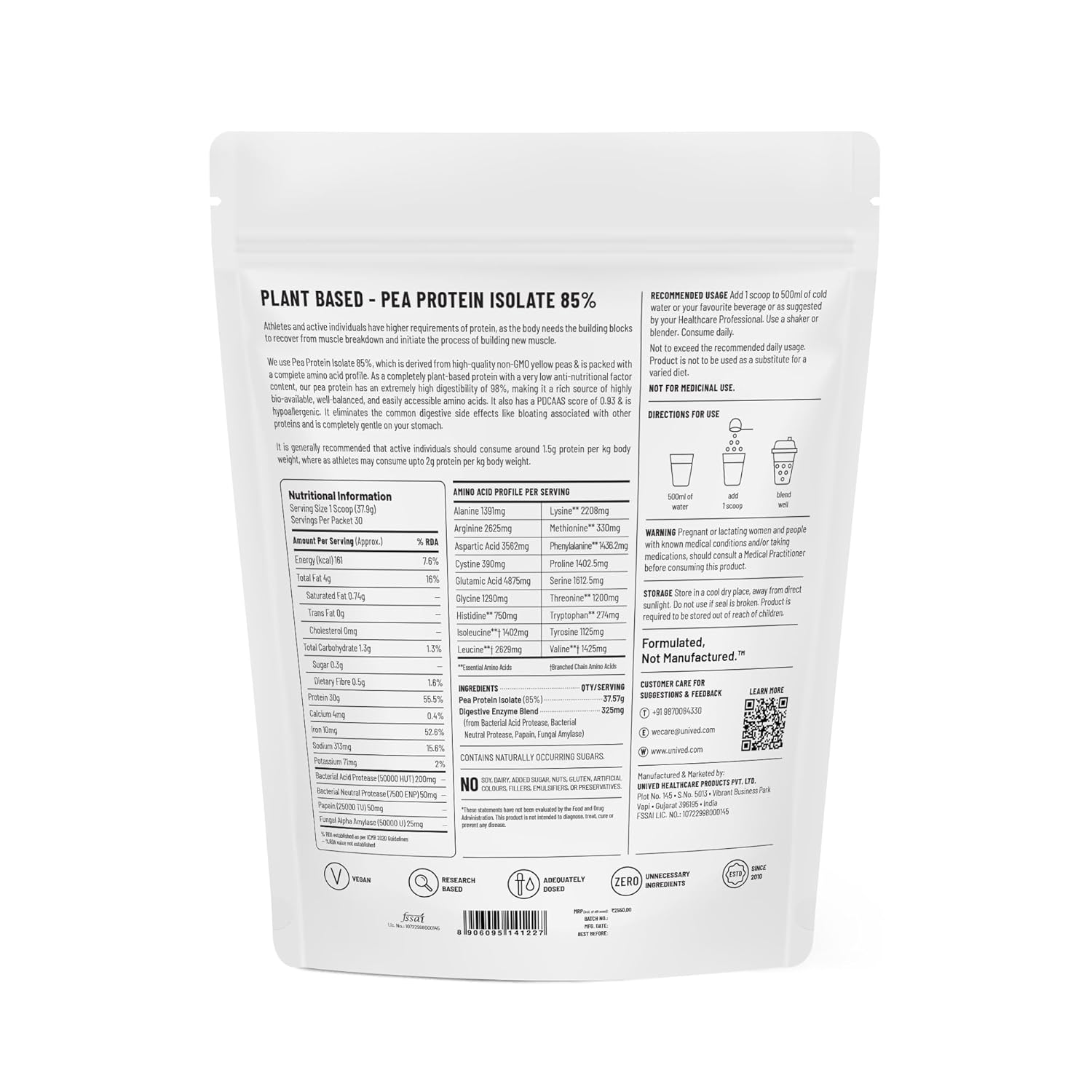 Unived Pea Protein Raw - Image 5