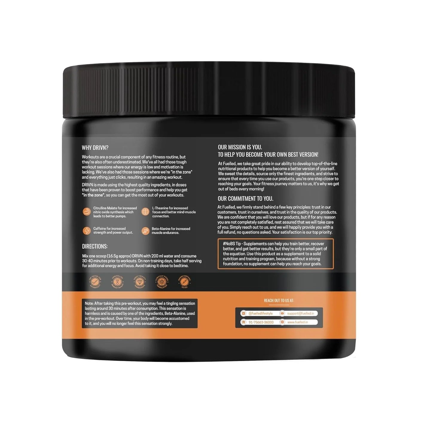 Fuelled DRIVN Pre-Workout