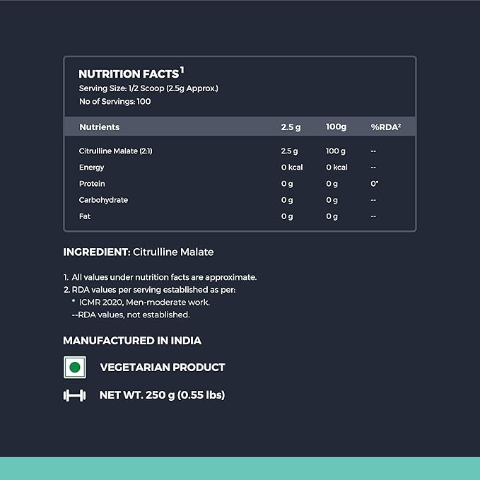 Nutrabay Pure 100% Citrulline Malate Powder - Image 3