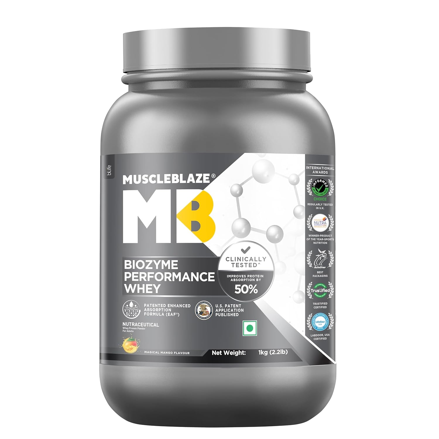 Muscle Blaze Biozyme performance whey