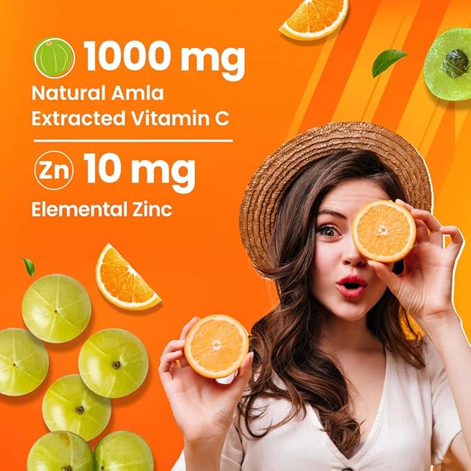 FAST&UP Charge – Natural Vitamin C + Zinc for Daily Immunity & Skin Health