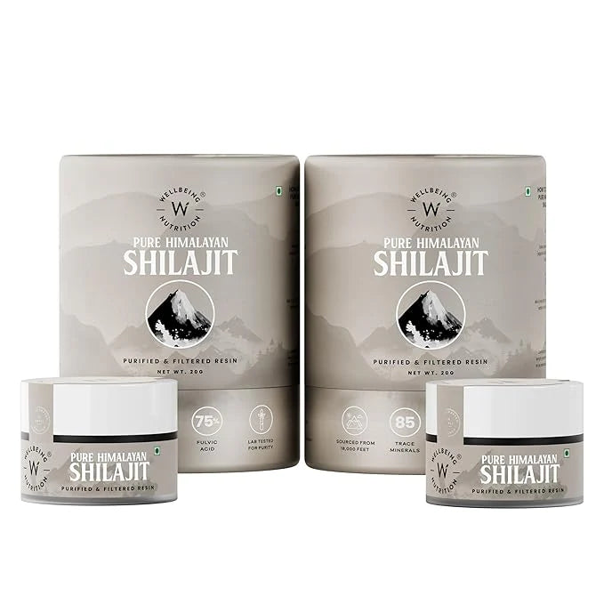 Wellbeing Nutrition Pure & Natural Himalayan Shilajit Resin