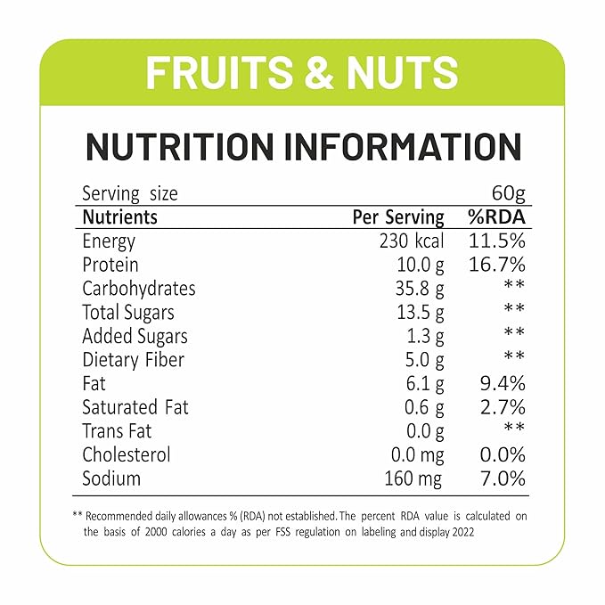 RiteBite Max Protein Granola – Fruits & Nuts  | 500g - Image 2