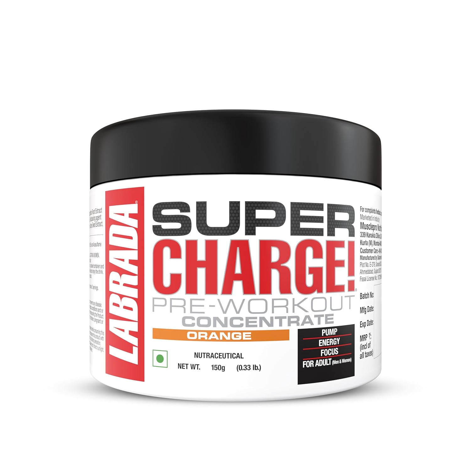 LABRADA Super Charge Pre-Workout